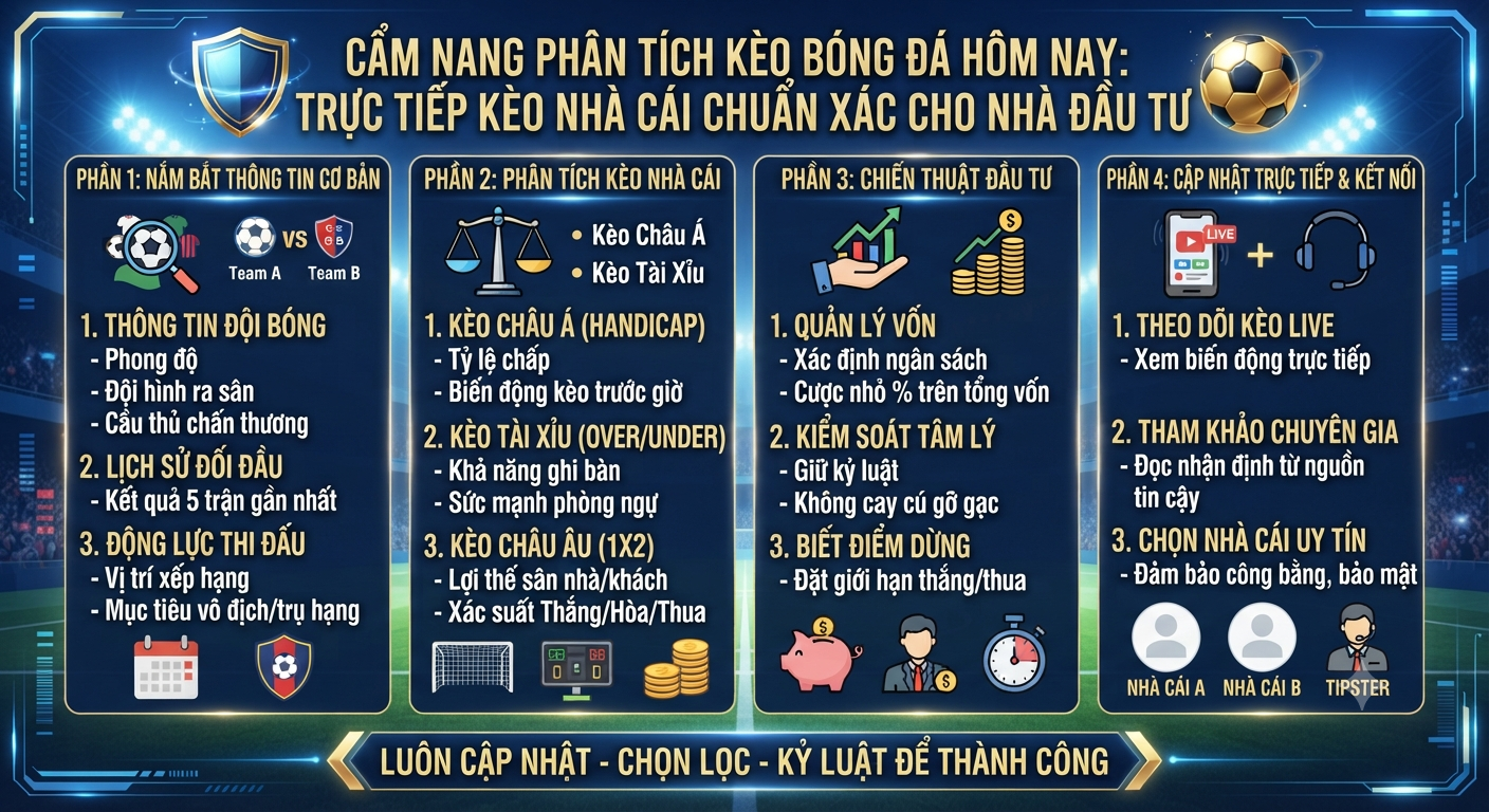 kèo bóng đá hôm nay trực tiếp kèo nhà cái